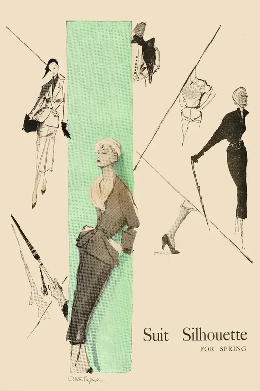 1950’s Fashion – Suit Silouhette