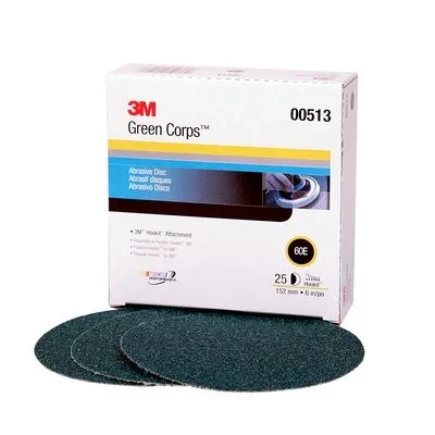 3M – 00513 Green Corps Hookit Disc 00513 6 Inch 60 (7000120346)