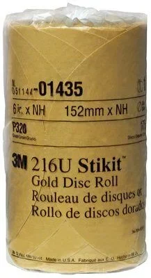 3M – 01435 Stikit Gold Disc Roll 6 Inch P320 (7000045430)