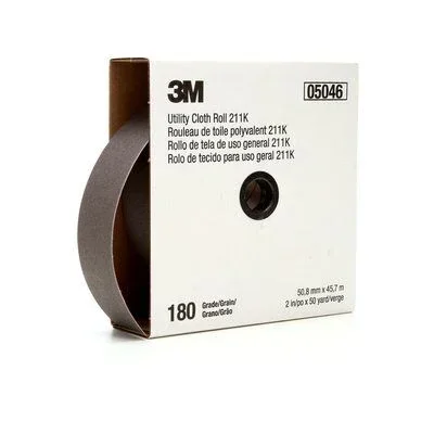3M – 05046 Utility Cloth Roll 211K 180 J-Weight 2 Inch X 50 Yard ASO Full-Flex (7000118342)
