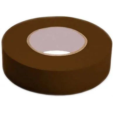 3M SCOTCH VINYL TAPE FOR COLOR CODING RESISTS UV USE INDOORS OR OUTDOORS WHERE WEATHER PROTECTEDFLAM ME RETARDANT BROWN 1/2 INCHW X 20‘L