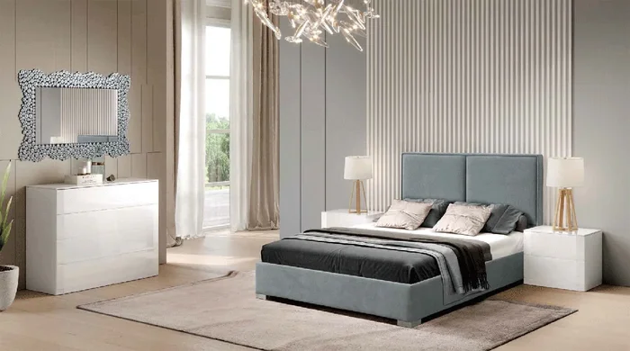400 Carmina Modern Bedroom with Storage p12506 By ESF Furniture