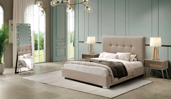 404 Rita, M-162, E-417, LT-8067-G1 Bedroom Set p12505 By ESF Furniture