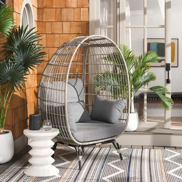 60 Inch Tall Rattan Egg Chair – Decor Steals