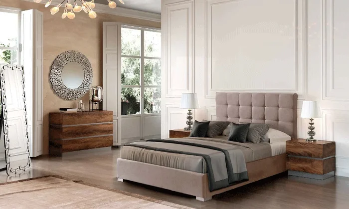 875 Belen, C-151, M-151, E-417, E418, LT-3499S Bedroom Set p8390 By ESF Furniture