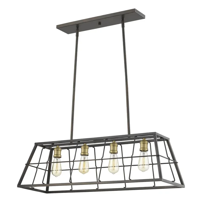 Acclaim Lighting – IN21053ORB – Four Light Pendant – Charley – Oil-Rubbed Bronze