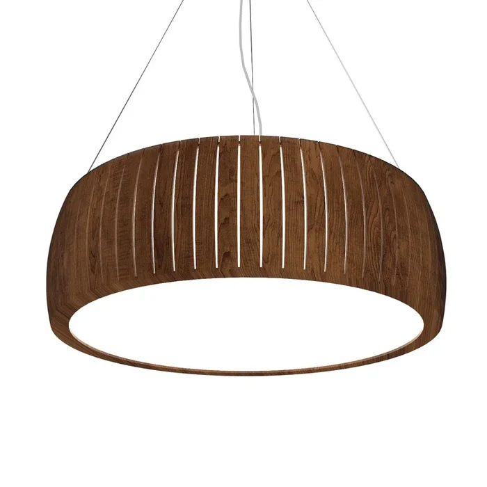 Accord Lighting – 1113LED.06 – LED Pendant – Barrel – Imbuia