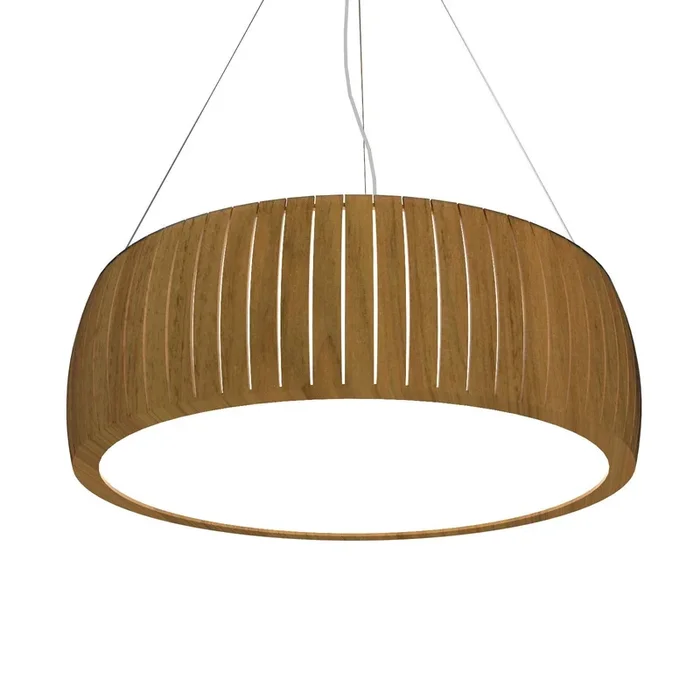 Accord Lighting – 1113LED.09 – LED Pendant – Barrel – Louro Freijo