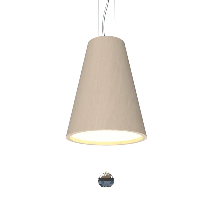 Accord Lighting – 1130CLED.48 – LED Pendant – Conical – Organic Cappuccino – 1130CLED48