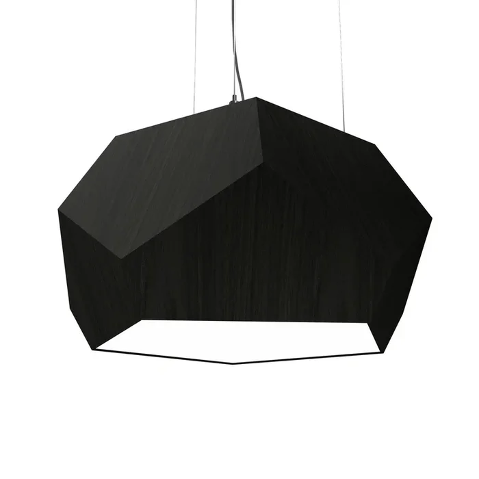 Accord Lighting – 1227LED.44 – LED Pendant – Facet – Charcoal – 1227LED44