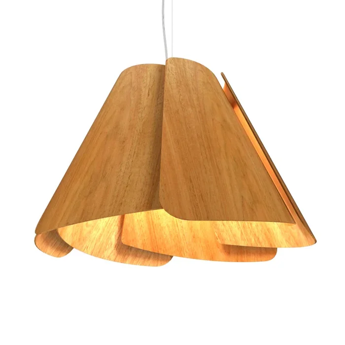 Accord Lighting – 1364.09 – One Light Pendant – Fuchsia – Louro Freijo