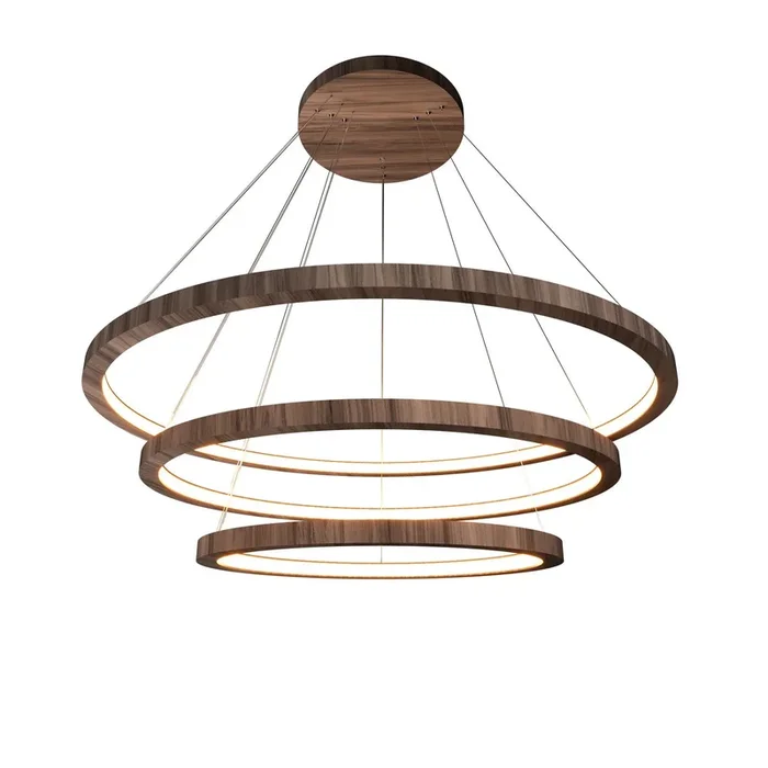 Accord Lighting – 1414LED.18 – LED Pendant – Frame – American Walnut