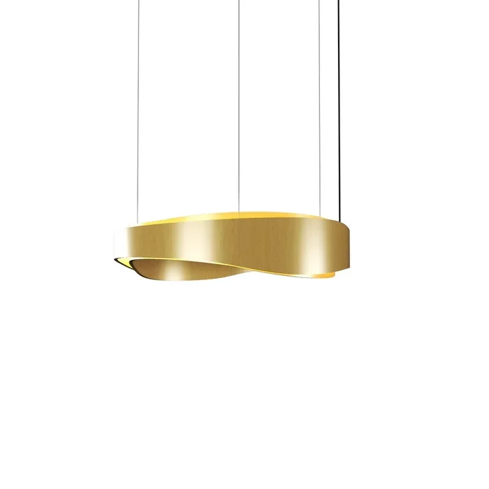 Accord Lighting – 1467LED.49 – LED Pendant – Horizon – Organic Gold – 1467LED49