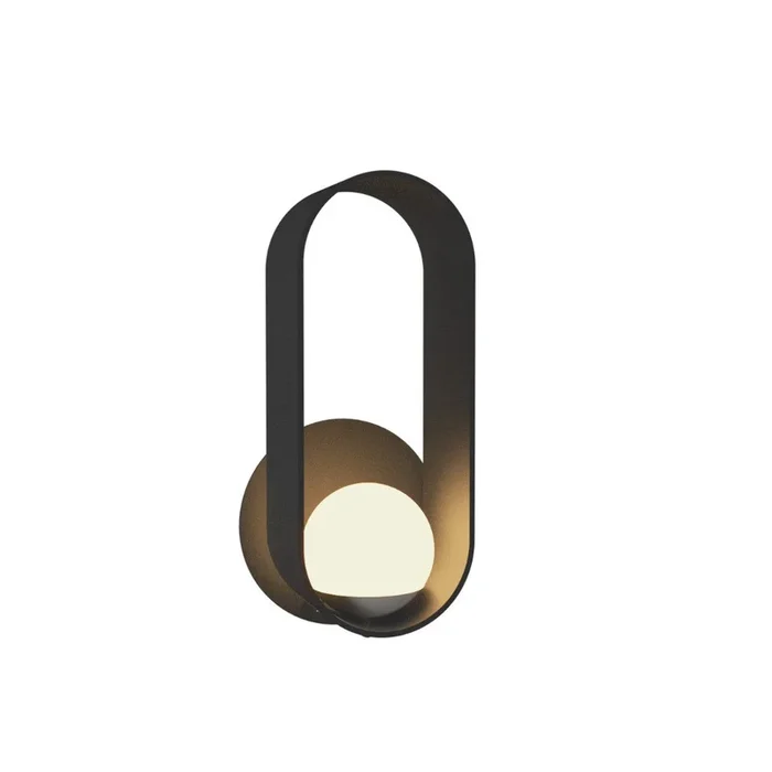 Accord Lighting – 4191.50 – One Light Wall Lamp – Sfera – Organic Grey – 419150