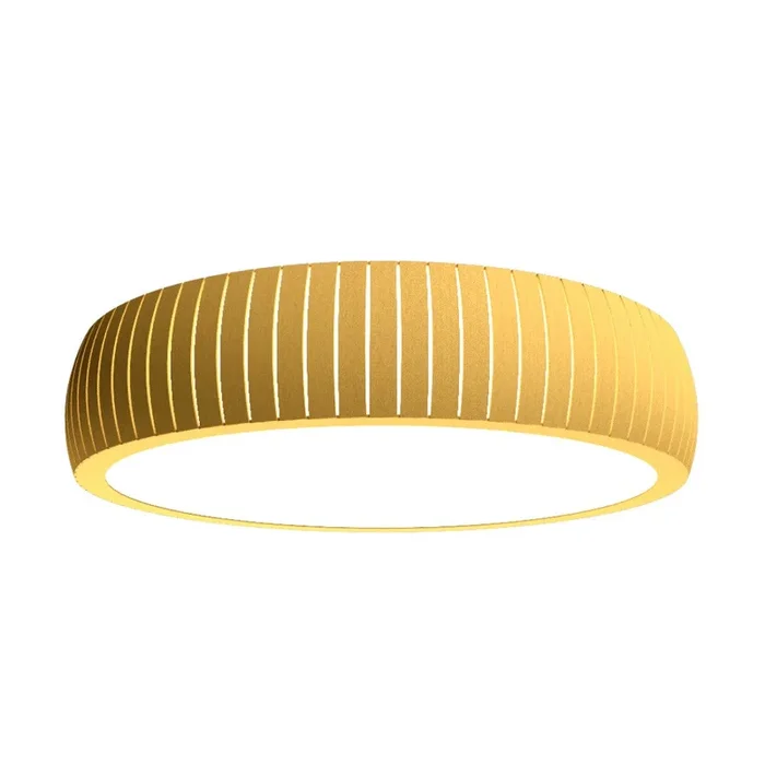 Accord Lighting – 5041LED.49 – LED Ceiling Mount – Barrel – Organic Gold – 5041LED49