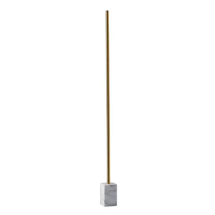 Adesso Felix LED Wall Washer Floor Lamp Antique Brass (AL53090WH)