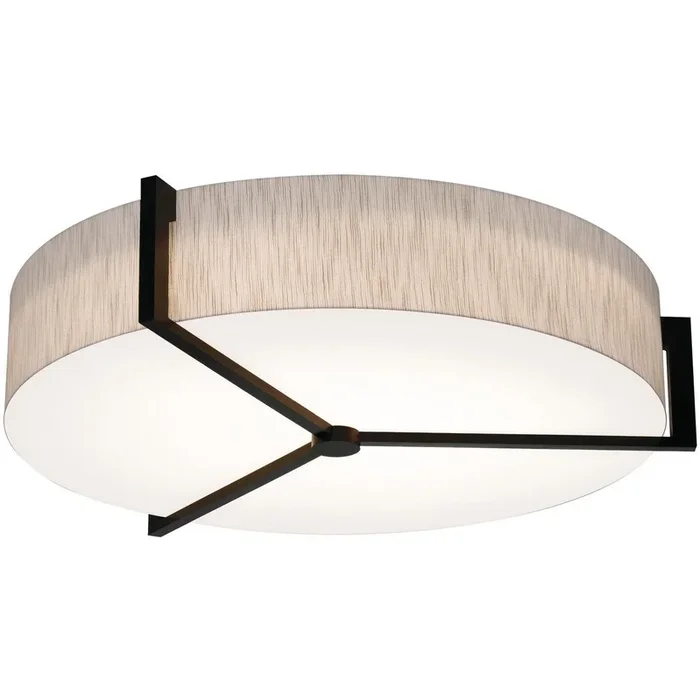 AFX Lighting – APF3044L5AJUDES-JT-MS – LED Ceiling Mount – Apex – Jute/Espresso