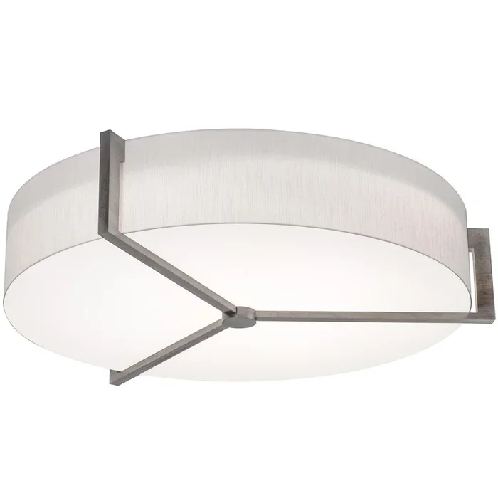 AFX Lighting – APF3044L5AJUDWG-LW-BB – LED Ceiling Mount – Apex – Linen White/Weathered Grey