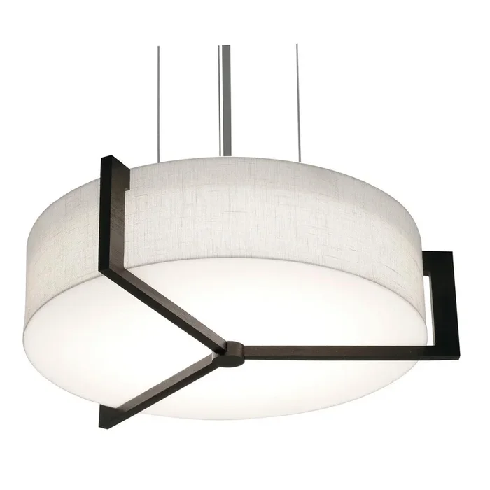 AFX Lighting – APP1214MBES-LW – Two Light Pendant – Apex – Satin Nickel