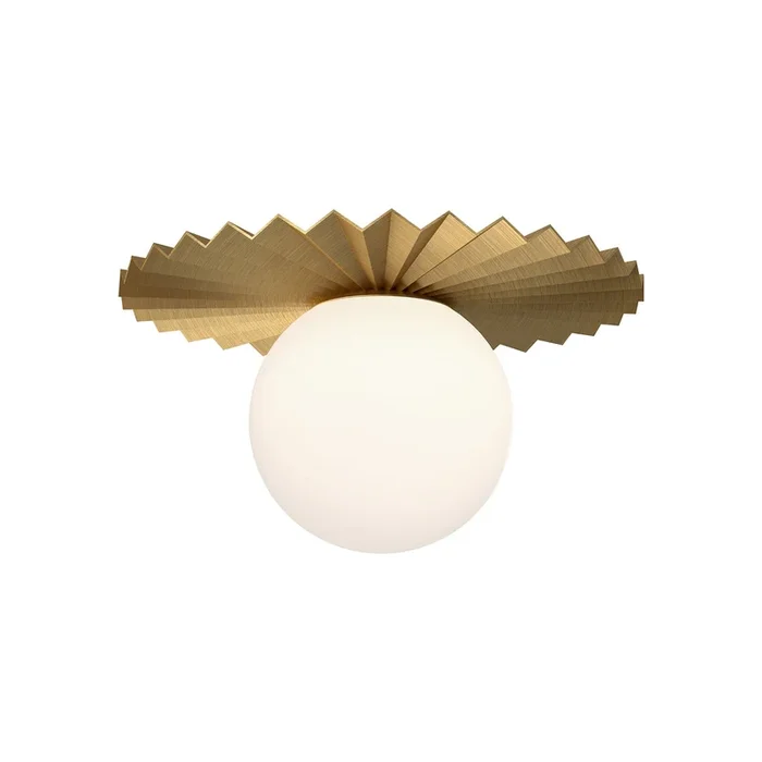 Alora – One Light Flush Mount – Plume