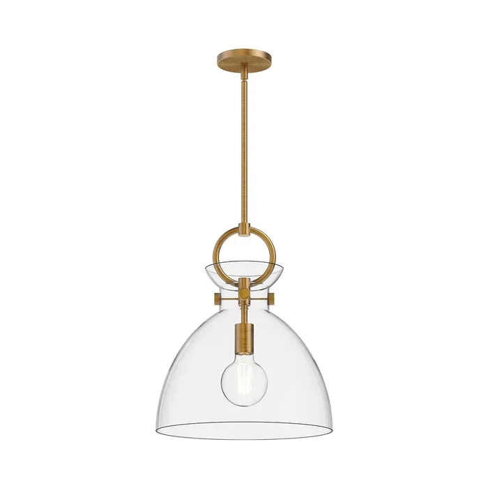 Alora – One Light Pendant – Waldo – PD411814AGCL