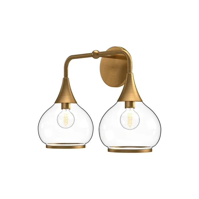Alora – Two Light Bathroom Fixtures – Hazel
