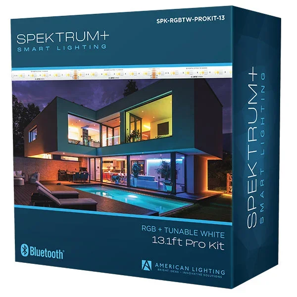 American Lighting – SPK-RGBTW-PROKIT-13 – 13.1Ft Spektrum Pro Kit Spec Grade Rgbtw – Spektrum+ – White