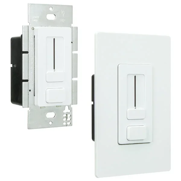 American Lighting – SWX-60-24 – LED Dimmer Switch + LED Power Supply In One – LED Dimmer – White