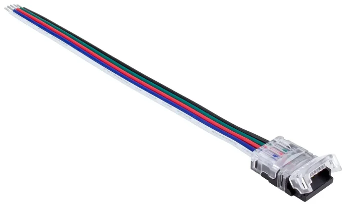 American Lighting – TL-5PWR-HD – 5Pin Heavy Duty Snap Connector With Cable – Trulux Tape Light – White/Clear