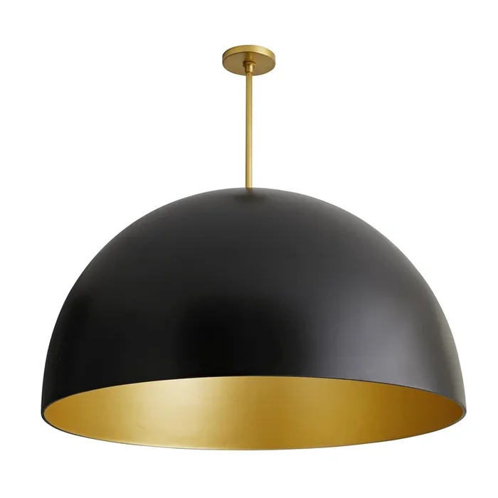 Arteriors – 45047 – One Light Pendant – Pascal – Black