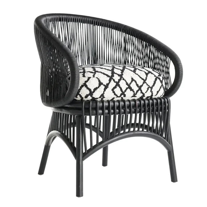 Arteriors – 5015 – Accent Chair – Landry – Black