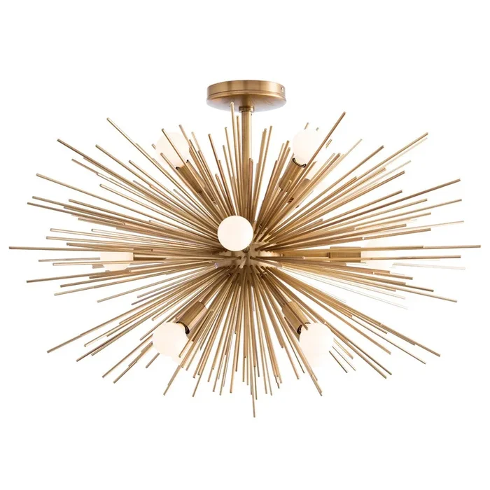 Arteriors – 89967 – 12 Light Chandelier – Zanadoo – Antique Brass