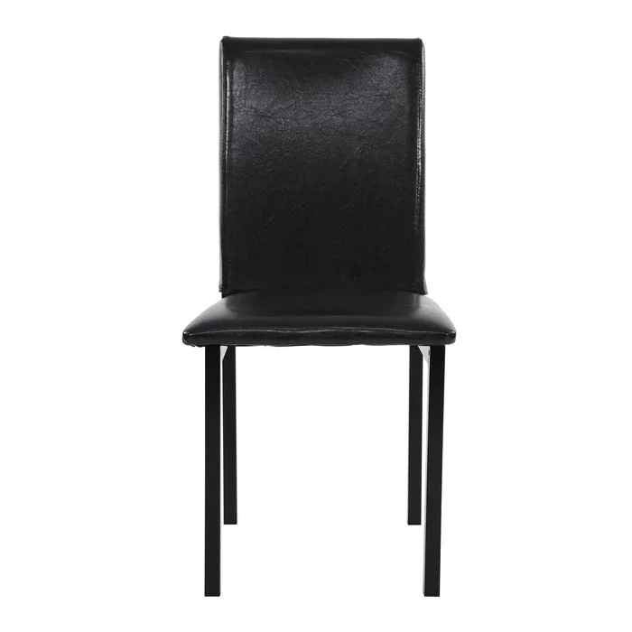 Black/Brown Tempe Collection Side Chair By Homelegance