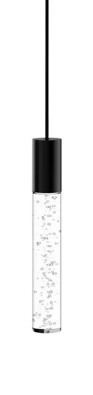BlackJack Lighting – SP-LGD-BU-01-BL-30K-3W-SP5 – LED Pendant – Bubbles Light Guide – Matte Black