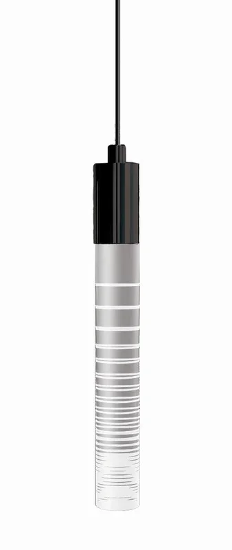 BlackJack Lighting – SP-LGD-GR-01-BL-30K-3W-SP5 – LED Pendant – Gradient Light Guide – Matte Black