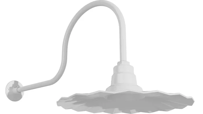 Bock Lighting – RW20-G1 / MED5 / GN30C-G1 – Gooseneck – RLM Series – White