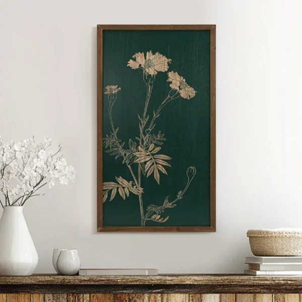 Botanical Elegance Framed Floral Wall Art – Decor Steals