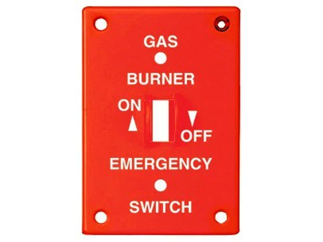 Bryant Box Cover 2X4 1-Gang Toggle Marked Oil -Red (SY865OEM)