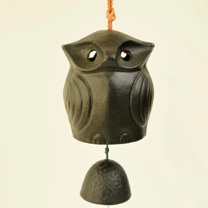 Cast Iron Wind Bell “Owl”