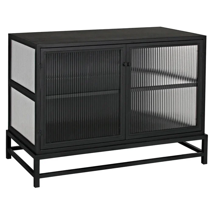 Chandler 2 Door Sideboard, Black Steel – GCON426MTB