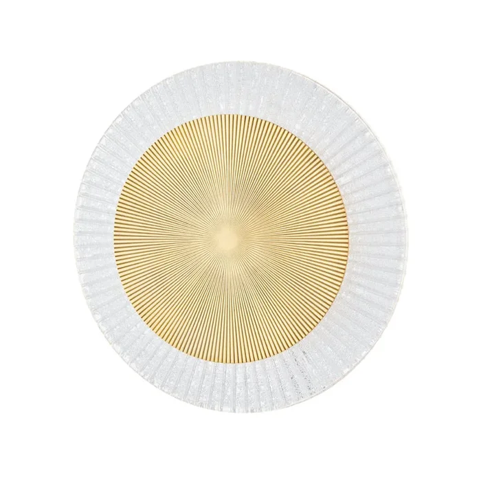Corbett Lighting – 328-16-VPB – LED Flush Mount – Topaz – Vintage Polished Brass