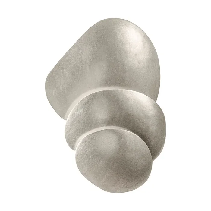 Corbett Lighting – 339-03-WSL – Four Light Wall Sconce – Akemi – Warm Silver Leaf
