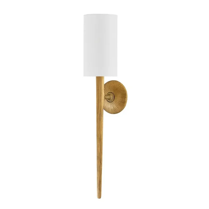 Corbett Lighting – 438-26-VB – One Light Wall Sconce – Anthia – Vintage Brass