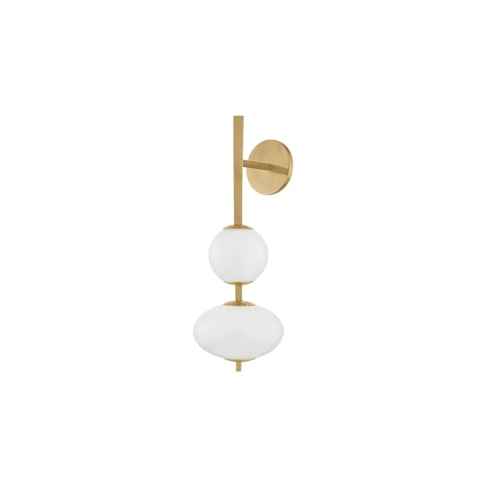Corbett Lighting – 479-02-VB – LED Wall Sconce – Charoite – Vintage Brass – 47902VB