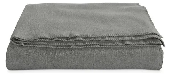 Cotton Fleece Blanket – Modern Bedroom Furniture – Room & Board