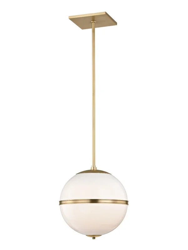 Crystorama – 2112-AG – One Light Chandelier – Truax – Aged Brass – 2112AG