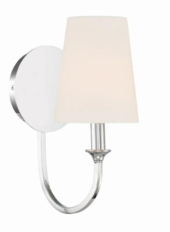 Crystorama – PAY-921-CH – One Light Wall Sconce – Payton – Polished Chrome – PAY921CH