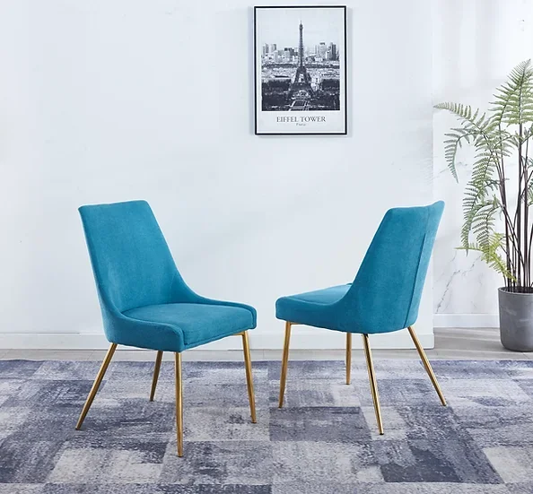 DC57 Dining Chairs With Metal Legs by Artisan Furniture