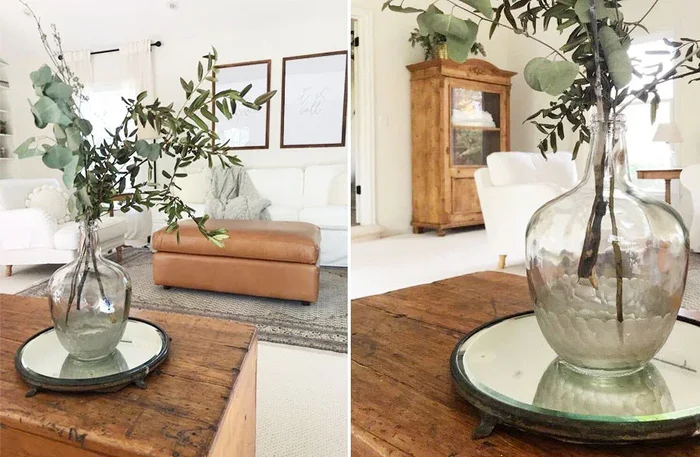 Demijohn Vase With Hammered Paint Detail – Decor Steals