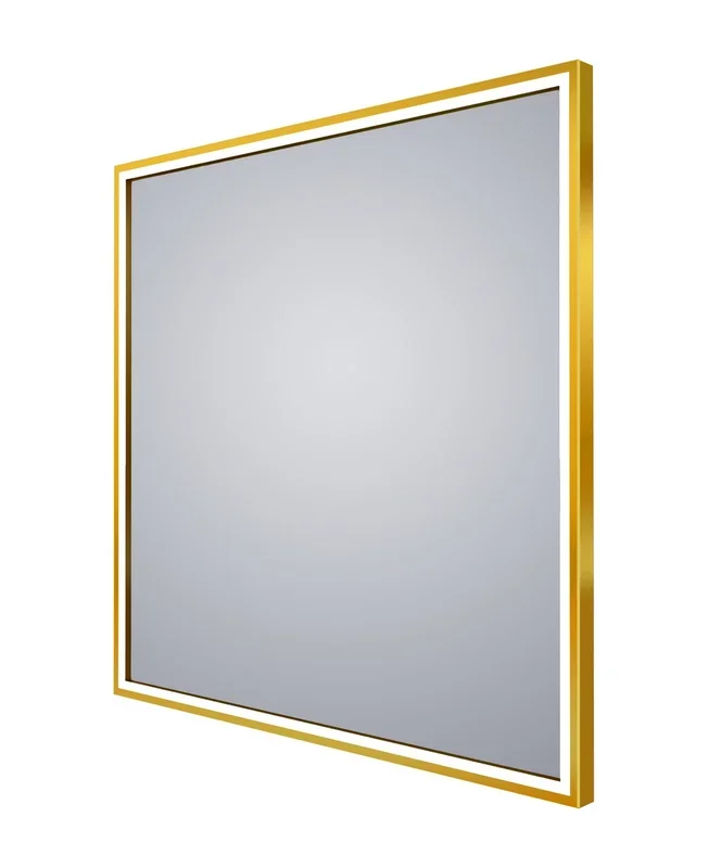 Electric Mirror – RAD3-3636-BR02 – Lighted Mirror – Radiance – Brushed Brass – RAD33636BR02